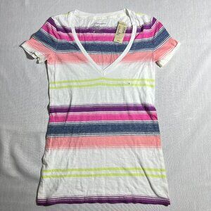 NWT American Eagle Outfitters Women's Striped Short Sleeve T-Shirt Size Small